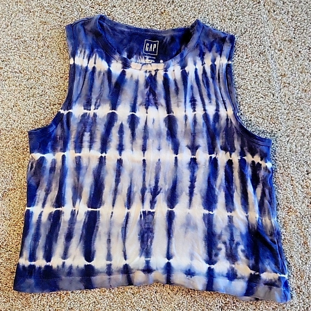Gap tie dyed tank top Petite Medium